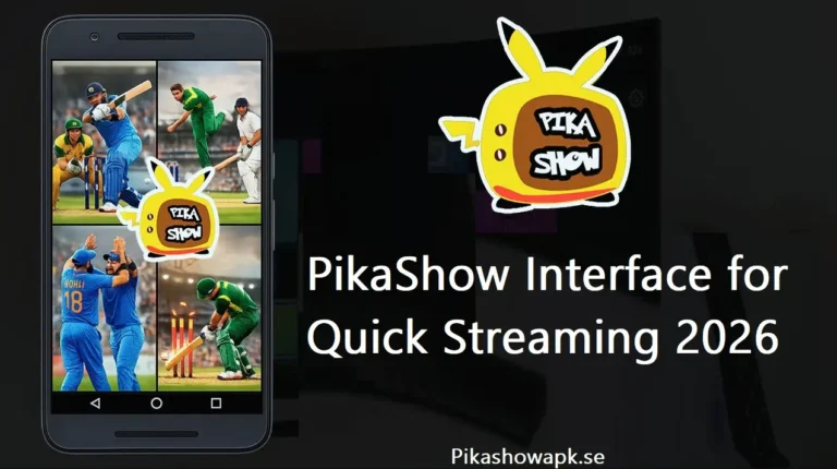 PikaShow Interface for Quick Streaming 2026